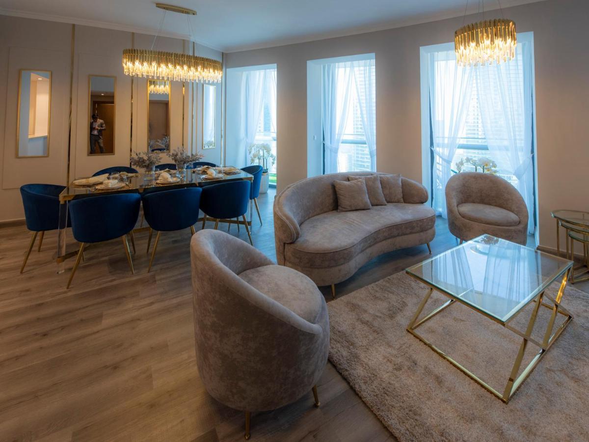 Апартаменты First Class 3Br With Full Dubai Skyline & Sea View Экстерьер фото