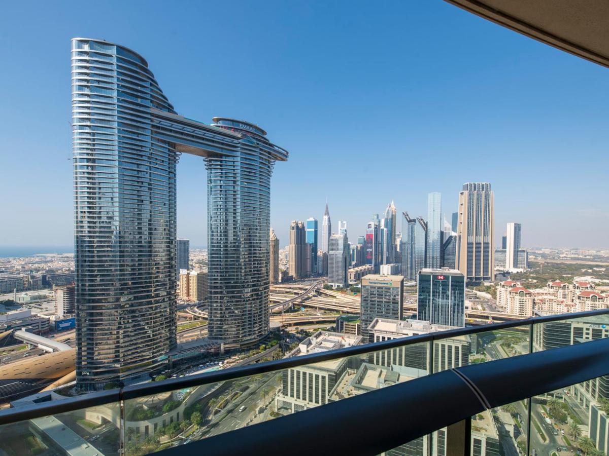 Апартаменты First Class 3Br With Full Dubai Skyline & Sea View Экстерьер фото