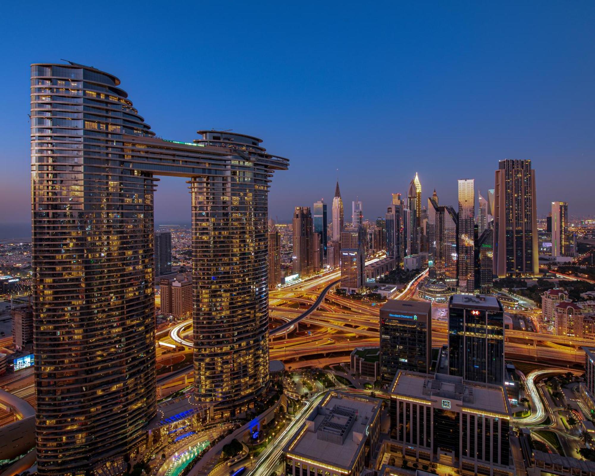 Апартаменты First Class 3Br With Full Dubai Skyline & Sea View Экстерьер фото